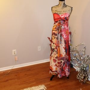 Xhilaration casual strapless dress Size S